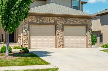 Attached garage